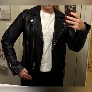 Topshop Vegan Leather Jacket